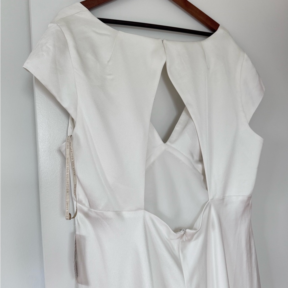 Anthropologie Jenny Yoo Bronwyn Wedding Dress in ivory NWT size 24 | bride - Picture 12 of 13